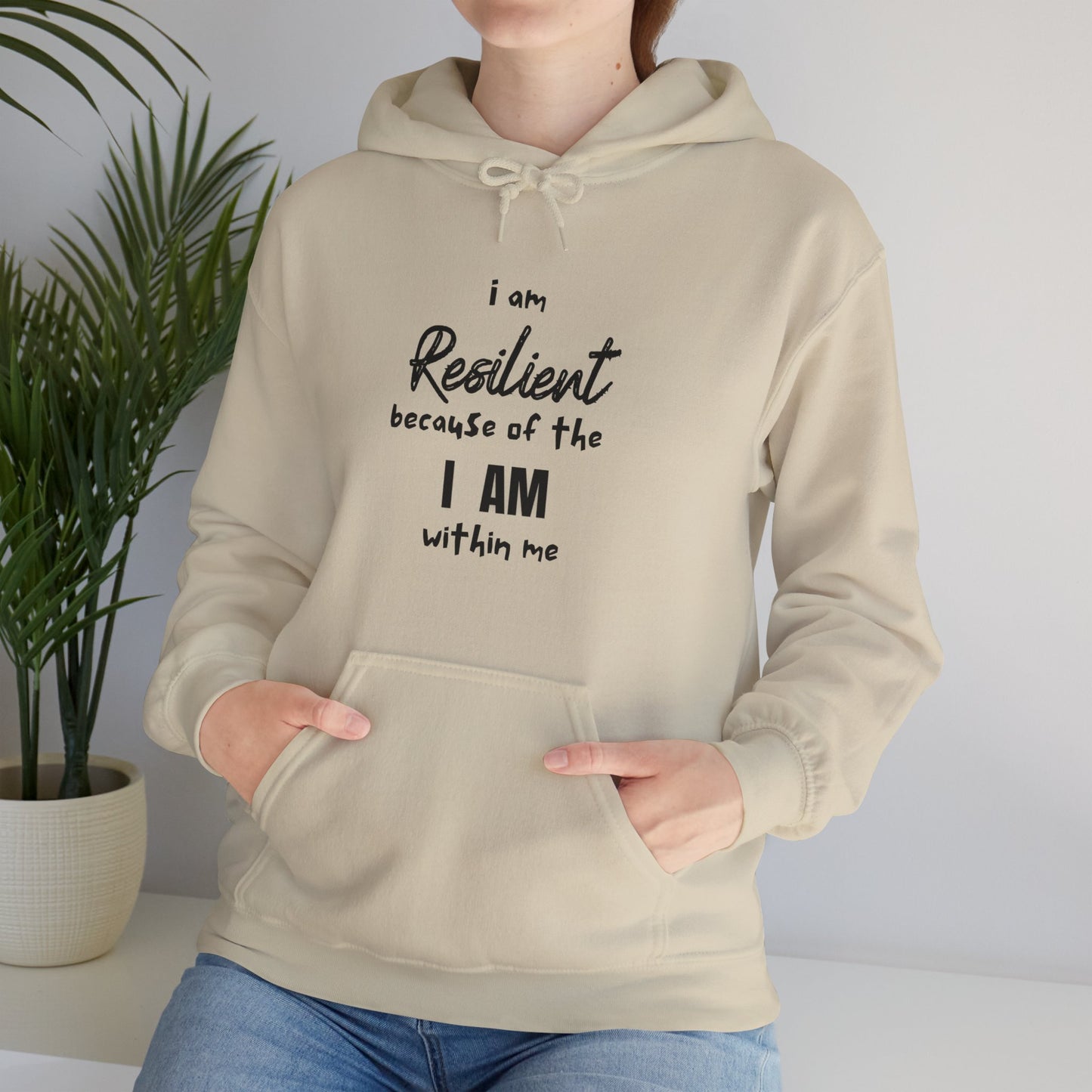 I Am Resilient Unisex Heavy Blend™ Hooded Sweatshirt