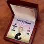 God's Way of Saying I Love You Forever Love Necklace (Choose Black Box or Wooden Box with LED)