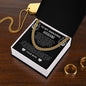 To My Amazing Husband Cuban Link Necklace