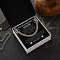 To My Amazing Husband Cuban Link Necklace