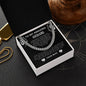 To My Amazing Husband Cuban Link Necklace