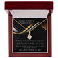 To My Lovely Daughter-In-Law Alluring Beauty Necklace