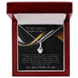 To My Lovely Daughter-In-Law Alluring Beauty Necklace