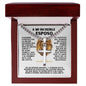 A MI INCREIBLE ESPOSO (Personalizada), Personalized Steel Cross Necklace on Cuban Chain w/ MC