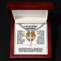 A MI INCREIBLE ESPOSO (Personalizada), Personalized Steel Cross Necklace on Cuban Chain w/ MC