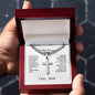 To My Amazing Son; Love Mom Cross Necklace
