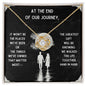 At The End Of Our Journey Love Knot Necklace