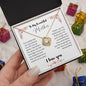 To My Beautiful Mother, Love Knot Necklace