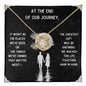 At The End Of Our Journey Love Knot Necklace