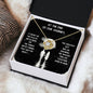 At The End Of Our Journey Love Knot Necklace