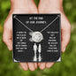 At The End Of Our Journey Love Knot Necklace