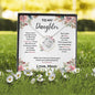 Daughter Love Knott Necklace (Love, Mom)