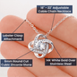 To My Soulmate, Love Knot Necklace
