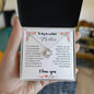 To My Beautiful Mother, Love Knot Necklace