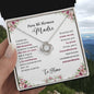 Para Mi Hermosa Madre (Love Knot Necklace)