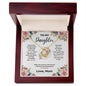Daughter Love Knott Necklace (Love, Mom)