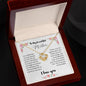 To My Beautiful Mother, Love Knot Necklace