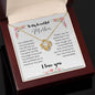 To My Beautiful Mother, Love Knot Necklace