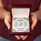 Daughter Love Knott Necklace (Love, Mom)