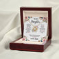 Daughter Love Knott Necklace (Love, Dad)