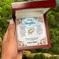Daughter Love Knott Necklace (Love, Mom)