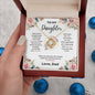 Daughter Love Knott Necklace (Love, Dad)