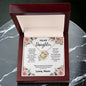 Daughter Love Knott Necklace (Love, Mom)