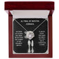 Al Final De Nuestra Jornada (Love Knot Necklace)