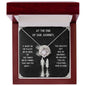 At The End Of Our Journey Love Knot Necklace