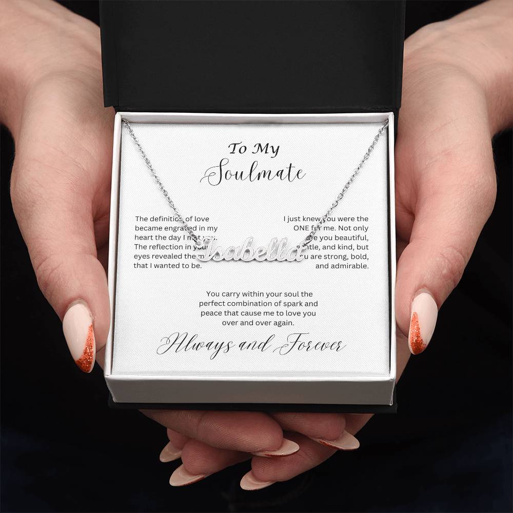 Soulmate Name Necklace