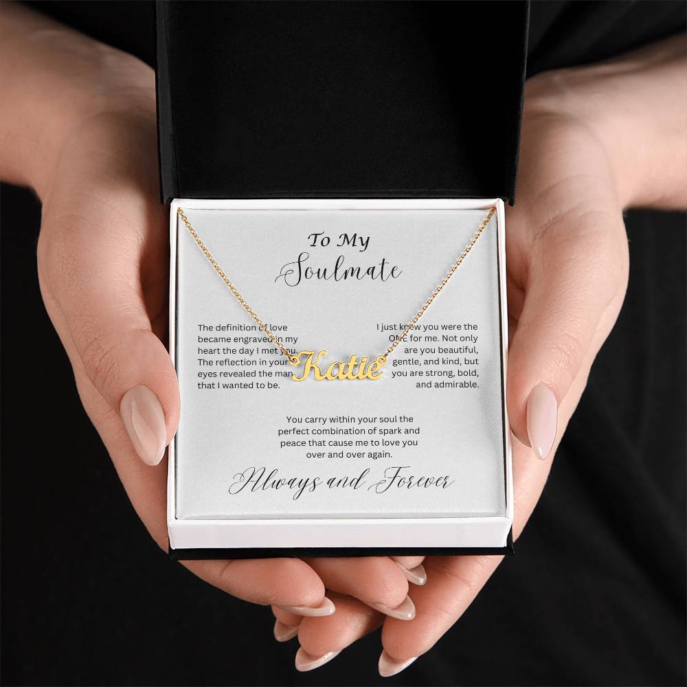 Soulmate Name Necklace