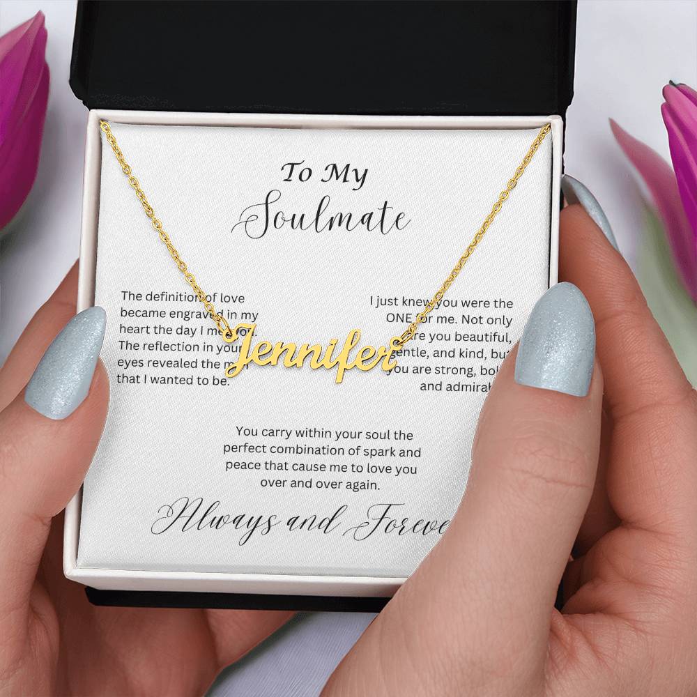 Soulmate Name Necklace