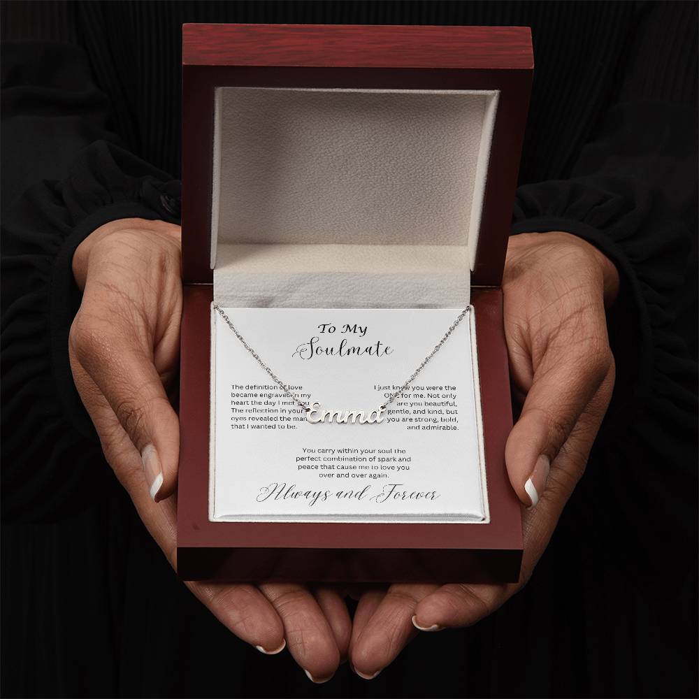 Soulmate Name Necklace