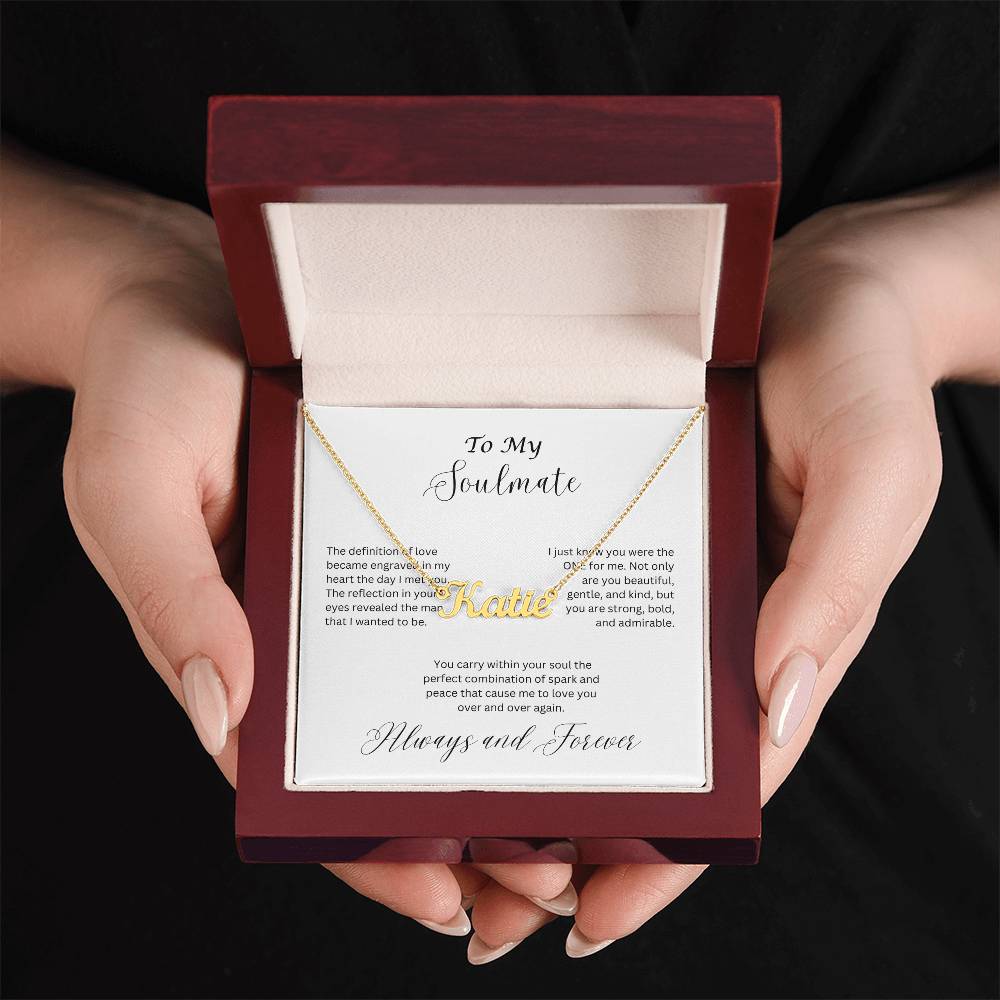 Soulmate Name Necklace