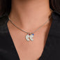 Mama To Be Engraved Baby Feet with Birthstones
