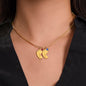 Mama To Be Engraved Baby Feet with Birthstones