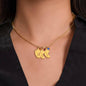 Mama To Be Engraved Baby Feet with Birthstones