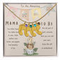 Mama To Be Engraved Baby Feet with Birthstones