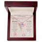 Mama To Be Engraved Baby Girl Feet with Birthstones