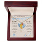 Mama To Be Engraved Baby Boy Feet with Birthstones