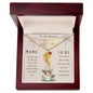 Mama To Be Engraved Baby Feet with Birthstones