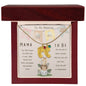 Mama To Be Engraved Baby Feet with Birthstones