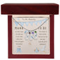 Mama To Be Engraved Baby Boy Feet with Birthstones
