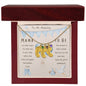 Mama To Be Engraved Baby Boy Feet with Birthstones