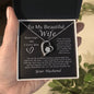 To My Beautiful Wife Forever Love Necklace
