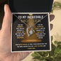 To My Incredible Mother Forever Love Necklace With Standard Black Box (NO LED)