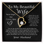 To My Beautiful Wife Forever Love Necklace