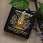 To My Incredible Mother Forever Love Necklace With Standard Black Box (NO LED)