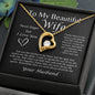 To My Beautiful Wife Forever Love Necklace