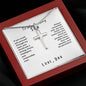 To My Amazing Son; Love, Dad Cross Necklace
